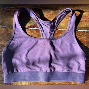 Victoria Sport Purple Spots Bra (Medium)